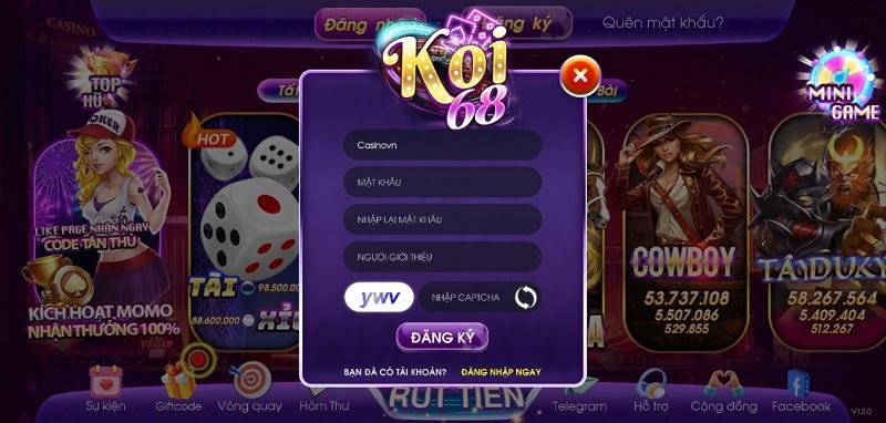 Koi68 fun - Địa chỉ cá cược uy tín của giới thượng lưu 3 Hướng dẫn đăng ký tài khoản Koi68 fun