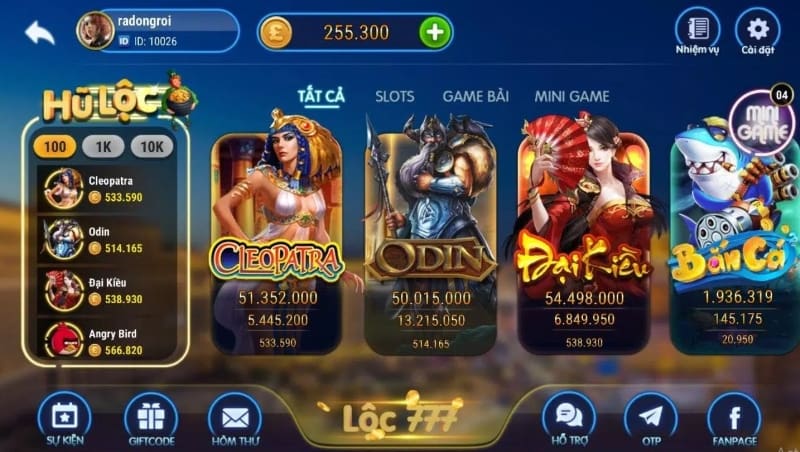 Game slot tại Loc777 bet