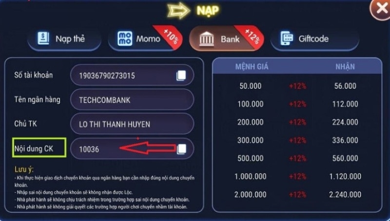 Cách nạp tiền Loc777 bet cho cả người mới và người cũ 