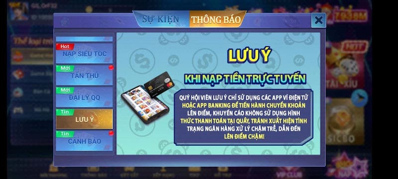 Zaloqq com - Cổng game giải trí trực tuyến số 1 hiện nay 3 Tổng quan về tính năng nạp rút tại ZaloQQ com