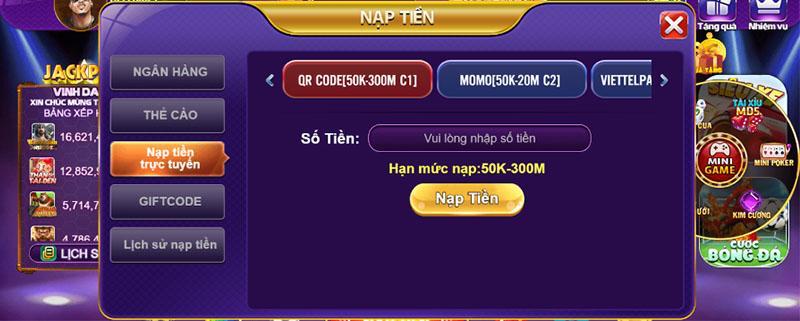 Classic Fruits - Cổng game quay hũ trái cây hấp dẫn 3 Hướng dẫn nạp rút tiền khi chơi game Classic-Fruits