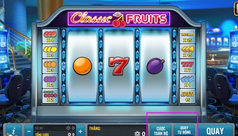 Classic Fruits - Cổng game quay hũ trái cây hấp dẫn 6 Các chương trình sự kiện khuyến mãi Classic Fruits