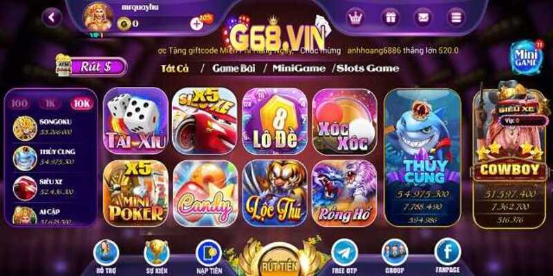 G68 vin - Cổng Game Chất Lượng Hàng Đầu Được Anh Em Tin Tưởng! 5 Chăm sóc khách hàng 24/24