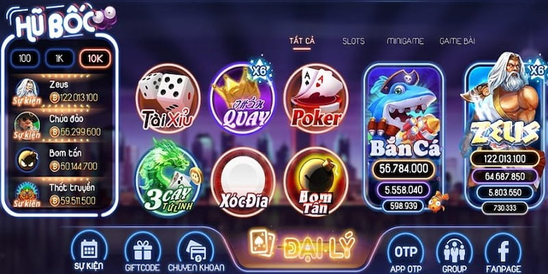 Bocclub Vin – Cổng game giải trí đầy màu sắc dành cho game thủ 2 Kho game xanh chín