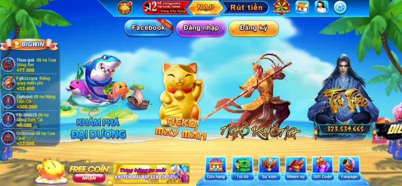 Cá Xèng - Cổng game đổi thưởng hot hit nhất trên thị trường 2024 1 Những trò chơi có tại Cá xèng