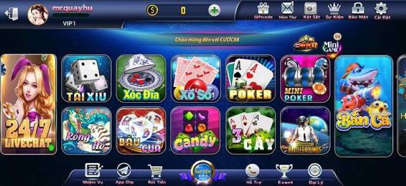 Cuoc88 club - Cổng game siêu đỉnh nhất Châu Á 1 Giới thiệu tổng quan cuoc88 club