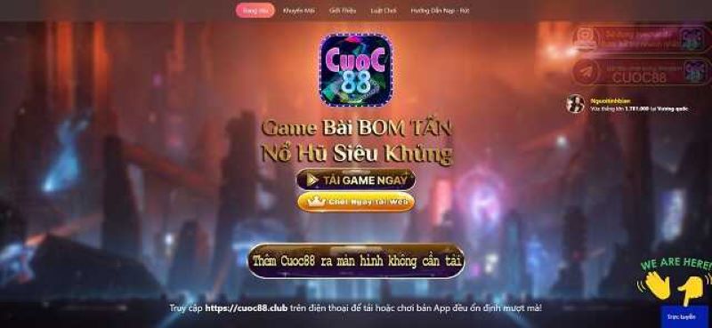 Ưu đãi cuoc88 club hấp dẫn