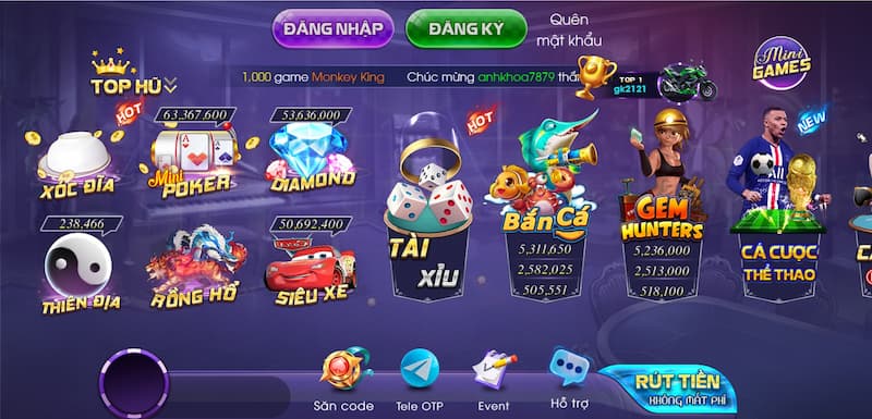 Sanvip Club - Thiên đường game đổi thưởng online hot nhất 2 Những trò chơi có tại Sanvip Club