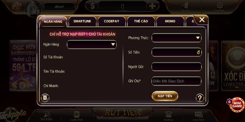 Sunvip Vin - Cổng game hot nhất hiện nay 3 Giao dịch nhanh chóng và thuận lợi tại Sunvip vin