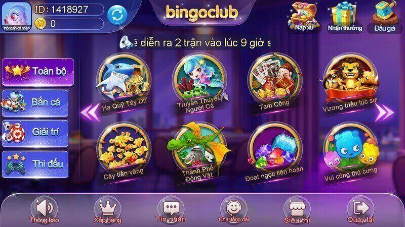 Bingo club - Thiên đường giải trí đẳng cấp nhất Châu Á 2 Ứng dụng bắn cá tương thích đa nền tảng