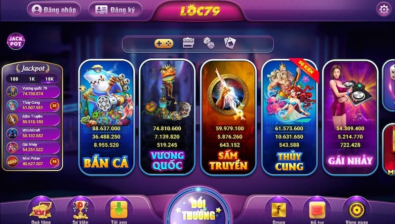 Loc79 - Cổng Game Uy Tín Nhất Cho Người Chơi Hiện Nay 2 Đa dạng trò chơi hấp dẫn, cực chất tại đây