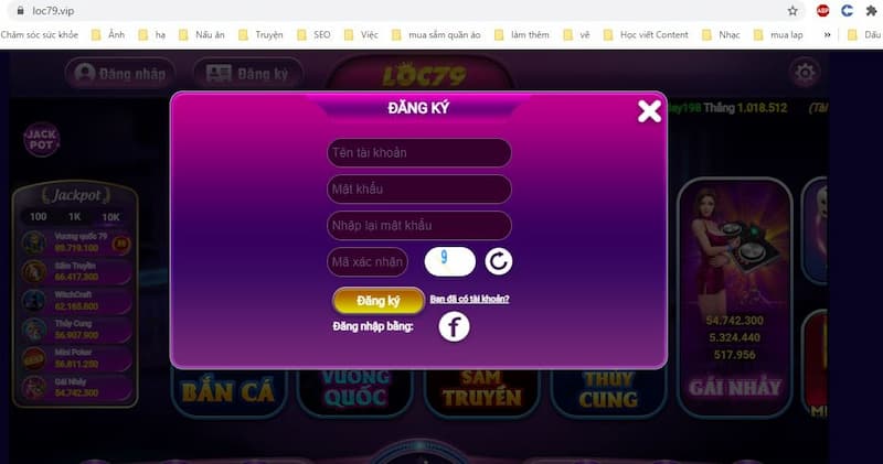 Loc79 - Cổng Game Uy Tín Nhất Cho Người Chơi Hiện Nay 3 Đăng ký tham gia chỉ với các bước thật dễ dàng