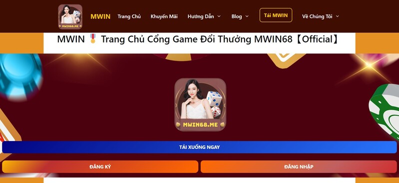 Mwin - Cổng Game Đổi Thưởng Hấp Dẫn Hàng Đầu Hiện Nay 1 Tổng quan về cổng game Mwin