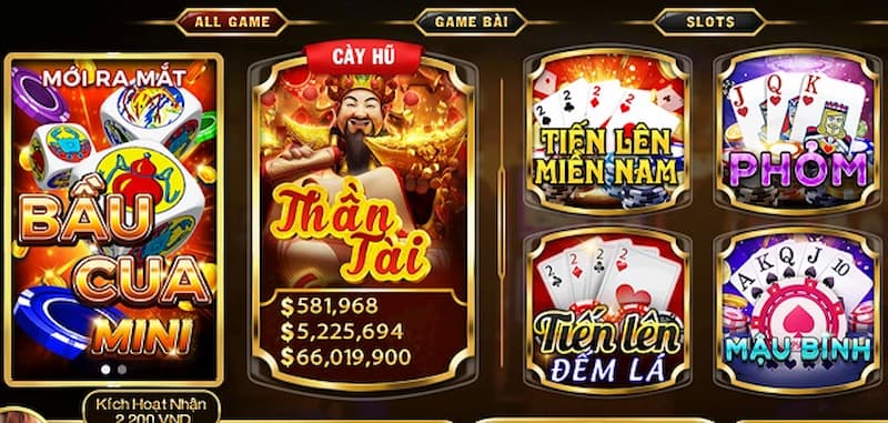 Ric Win - Cổng game đổi thưởng số 1 tại Việt Nam 2 Kho game đa dạng, phù hợp với tất cả người chơi