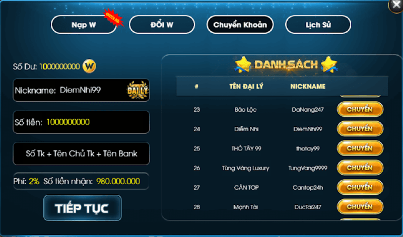 Win88 Life - Thiên đường đổi thưởng online cực hấp dẫn 4 Thao tác nạp tiền cơ bản game thủ nên biết