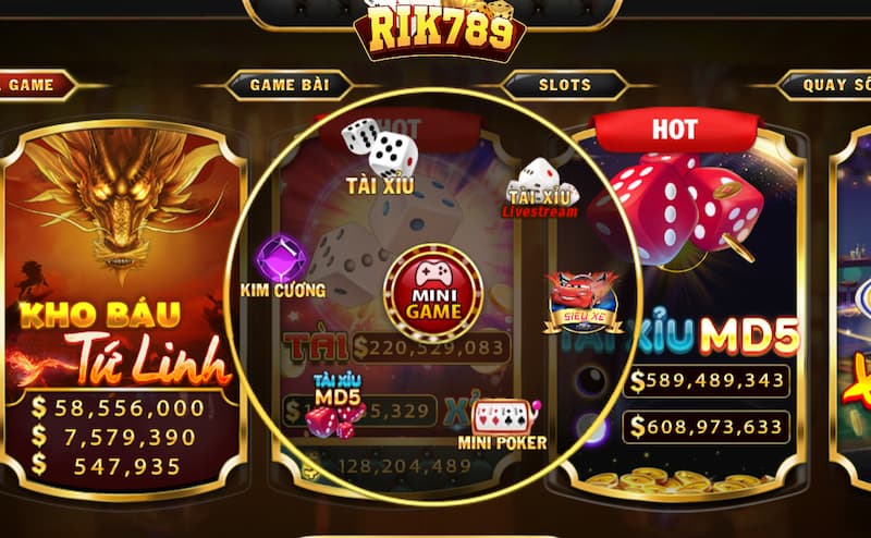 Thông Tin Về Cổng Game Cá Cược Rik789 Hay Nhất Hiện Nay 6 Giao diện bắt mắt của cổng game cá cược Rik789