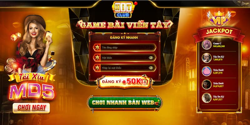 Hit Club - Cổng game đổi thưởng HOT nhất hiện nay 4 Đăng ký nhanh chóng, dễ dàng