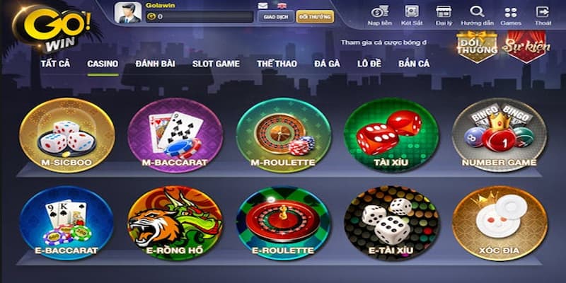 Thiên đường giải trí đổi thưởng uy tín mang tên Gowin 2 Thỏa thích chơi Gowin với tỷ lệ thắng cao