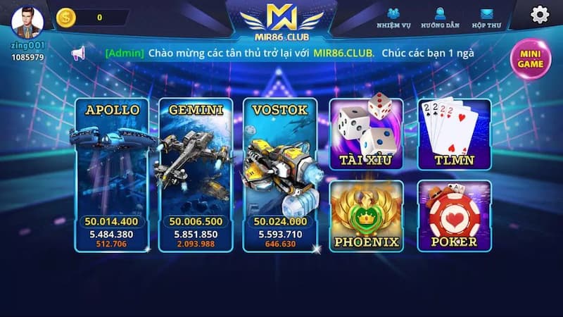 Mir86 - Cổng game nổ hũ đổi thưởng tiền mặt uy tín 3 Đăng ký thành viên để trải nghiệm game Mir86