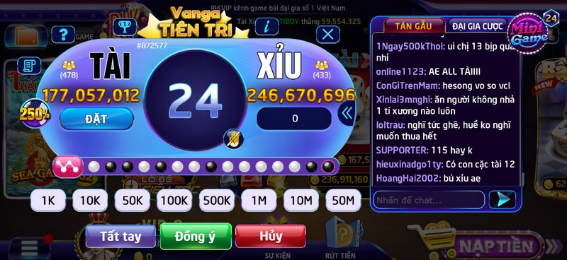 Tài xỉu Rikvip - Tựa game xanh chín đáng chơi nhất 2024 3 Hướng dẫn cách chơi Tài xỉu Rikvip