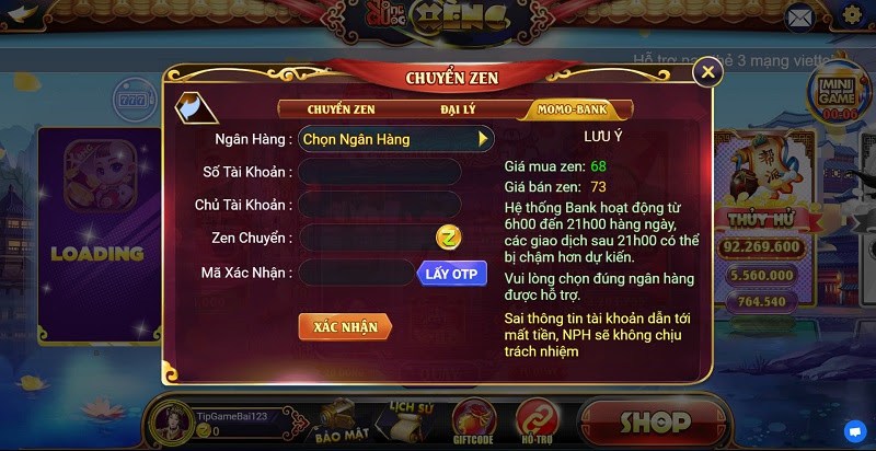 Vuongquocxeng - Sảnh game nổ hũ đỉnh cao và thưởng siêu khủng 5 Thực hiện rút tiền từ Vuongquocxeng về tài khoản khá nhanh