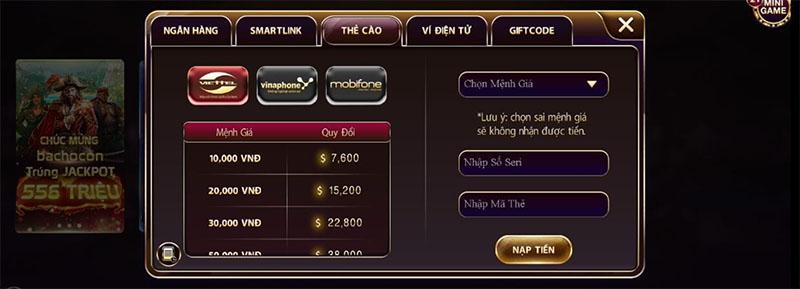 ACE88 - Sân chơi đổi thưởng uy tín, chất lượng 2024 4 Cách nạp tiền vào ACE88