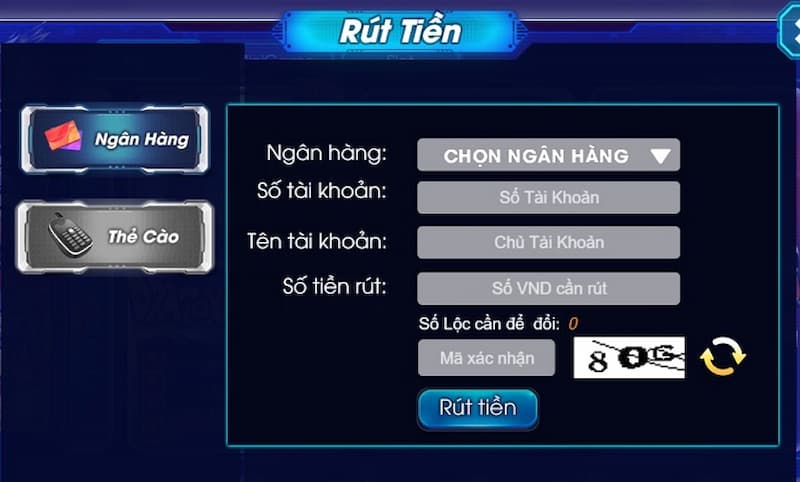 Loc86 club - Cổng game bài đổi thưởng trực tuyến hay nhất hiện nay 5 Hướng dẫn rút tiền tại Loc86 club