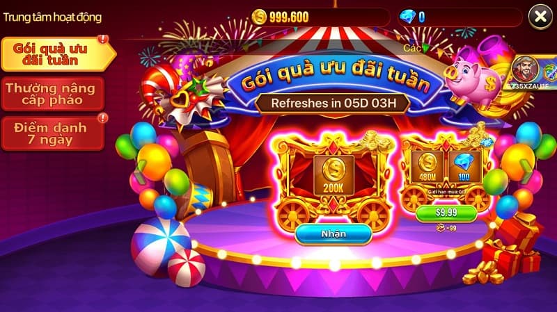 Long vương club - Game bắn cá đổi thưởng siêu hot 5 Các khuyến mãi nổi bật của long vương club