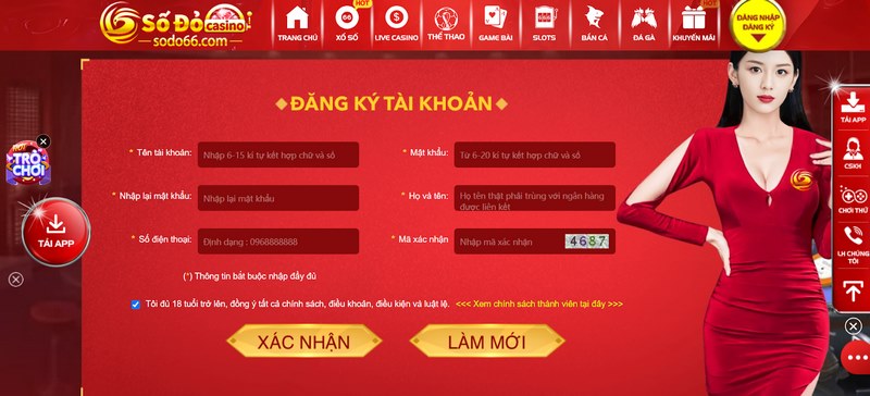 Sodo - Cổng game chất lượng bậc nhất khu vực châu Á 2 Quy trình đăng ký Sodo cực kỳ đơn giản và nhanh chóng