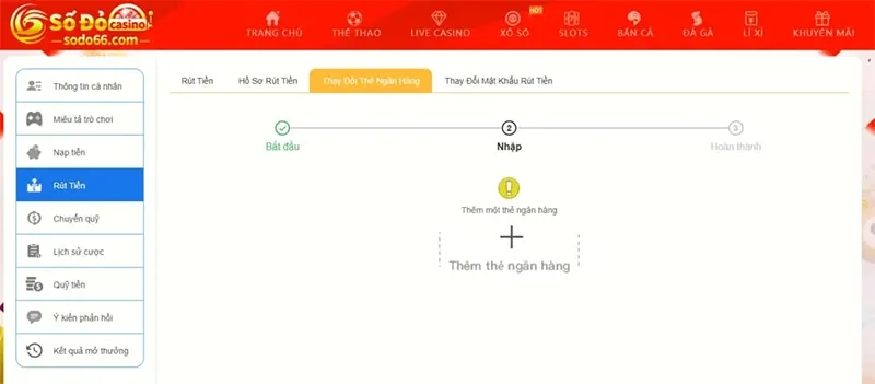 Sodo - Cổng game chất lượng bậc nhất khu vực châu Á 6 Cách rút tiền từ Sodo cho tân binh cực kỳ đơn giản