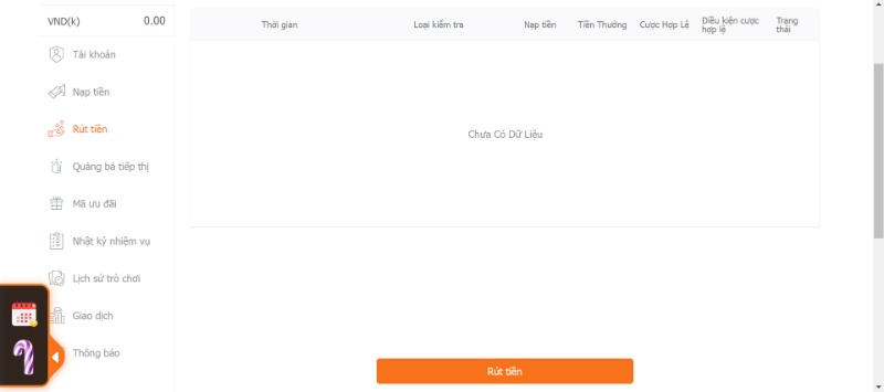 AE888 - Trải nghiệm cá cược chất lượng không giới hạn 7 Bấm ô ‘’Rút tiền’’ phía dưới cùng để cập nhật thông tin mật khẩu