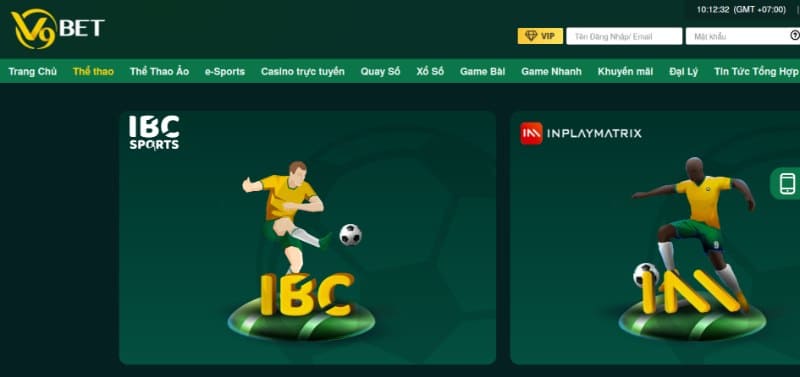 Sảnh chơi thể thao V9bet đầy kịch tính