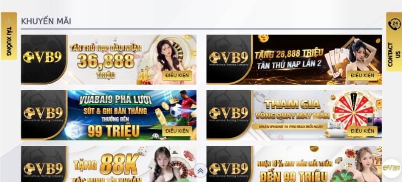 Khuyến mãi cực chất từ nhà cái